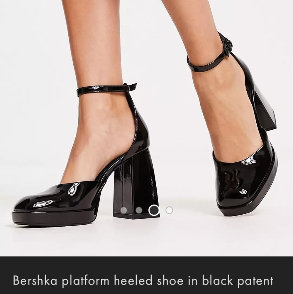 Bershka platform pumps